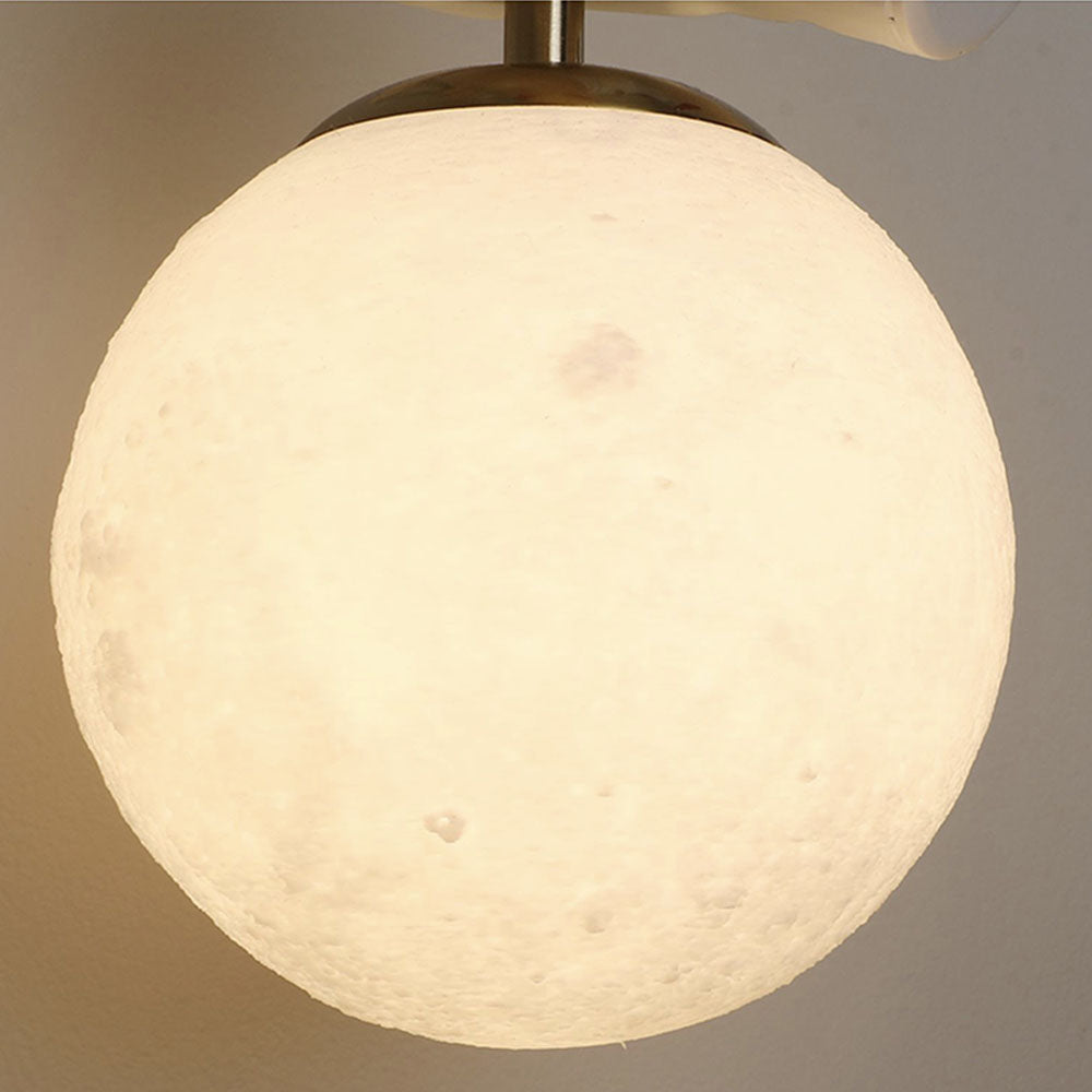 Minori Design Astronauten LED Plafondlamp Metaal/Acryl Wit Slaap/Woon/Eetkamer