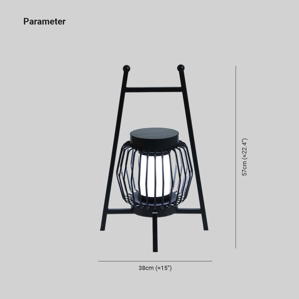 Orr Moderne LED Loom Buitenlamp Metaal Zwart Tuin/Stoeprand/Balkon