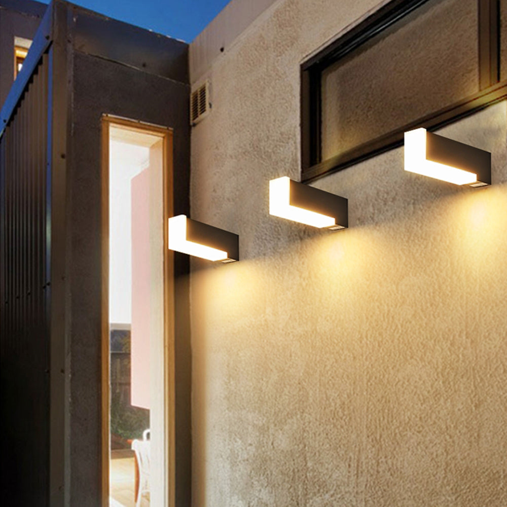 Orr Moderne Design LED Buitenlamp Metaal Acryl Zwart Buiten
