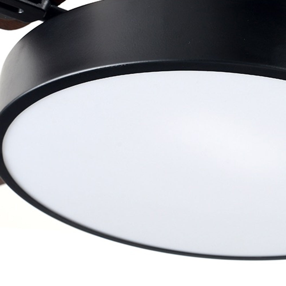 Walters Moderne Design LED Plafondventilator met Lamp Zwart/Wit/Grijs Metaal Woonkamer/Eetkamer