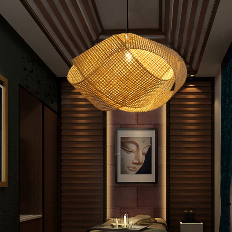 Ritta Moderne Design LED Hanglampen Bamboo Slaapkamer Woonkame