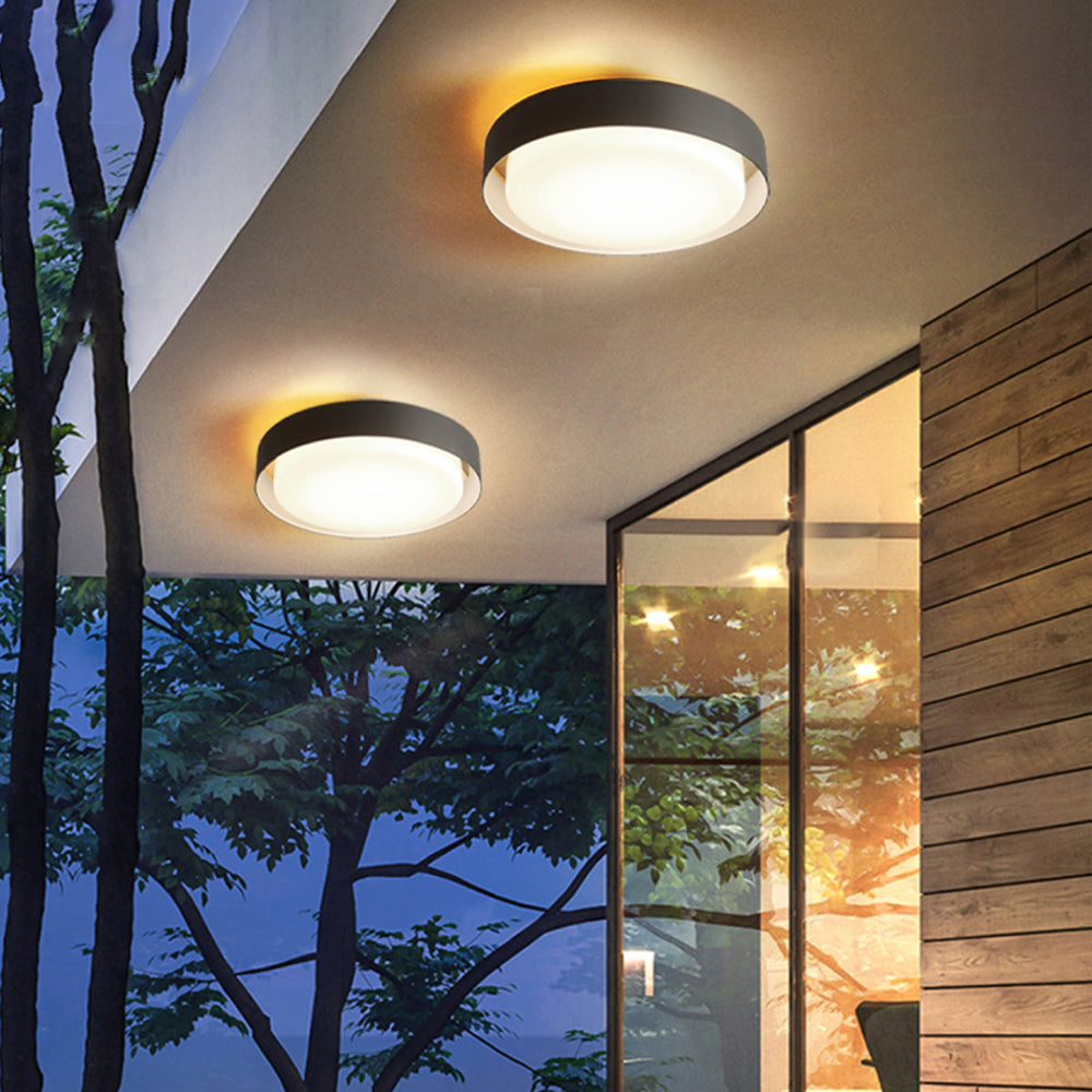 Orr Moderne Design LED Buiten Plafondlamp Metaal/Acryl Buiten