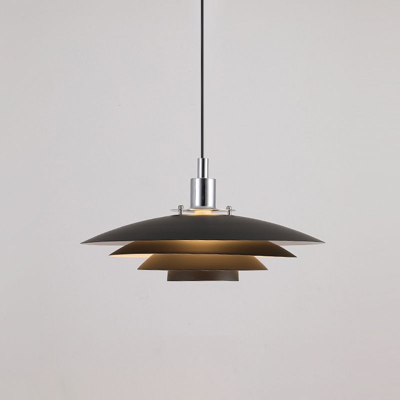 Morandi Moderne LED Hanglamp Zwart/Wit Metaal Eetkamer