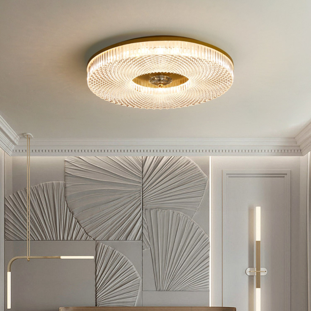 Marliyn Moderne Ronde LED Plafondlamp Wit/Goud/Zwart Slaapkamer