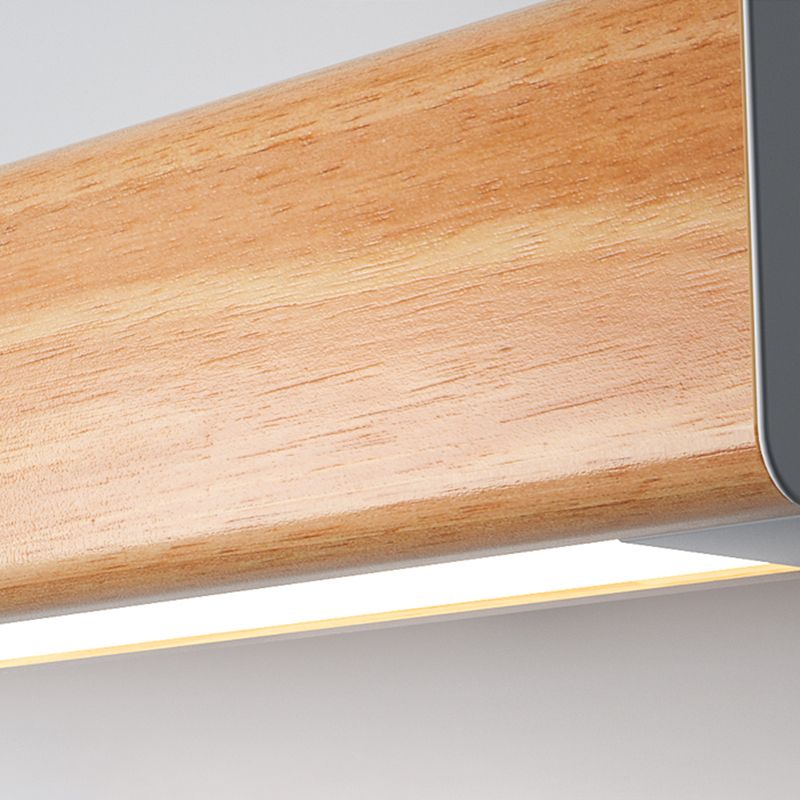 Ozawa Moderne Lineair LED Wandlamp Metaal/Acryl Hout Slaap/Woon/Badkamer
