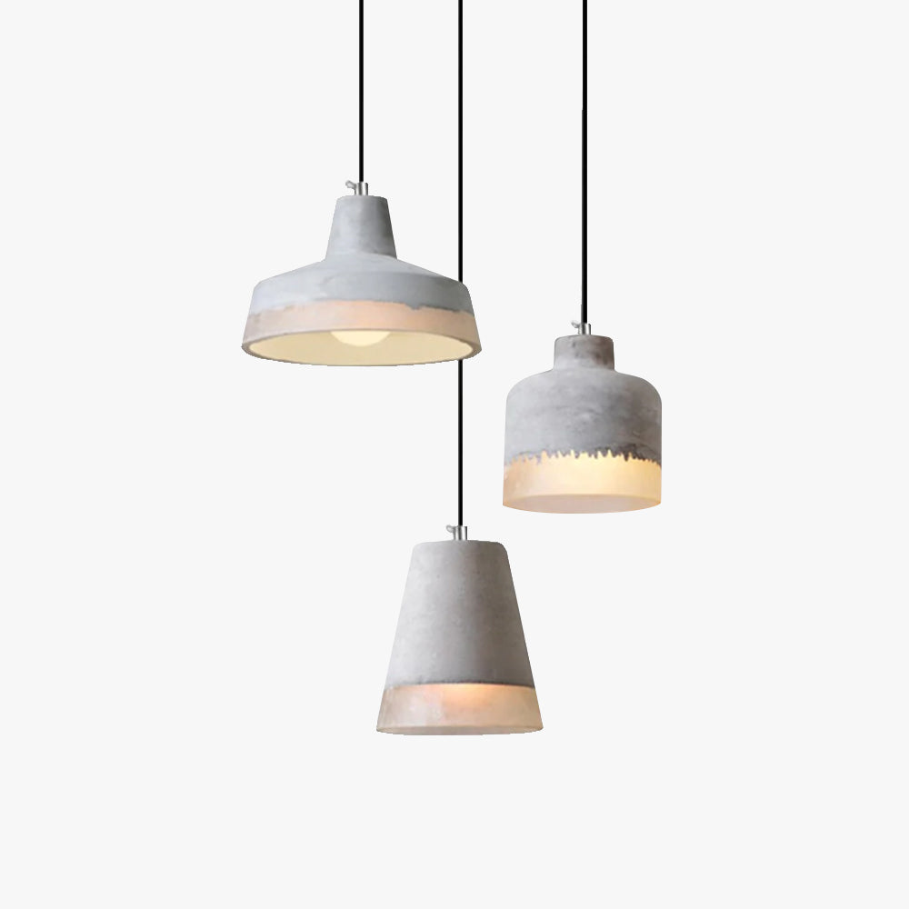 Byers Industrieel LED Hanglampen Cement/Hars Bar Eetkamer