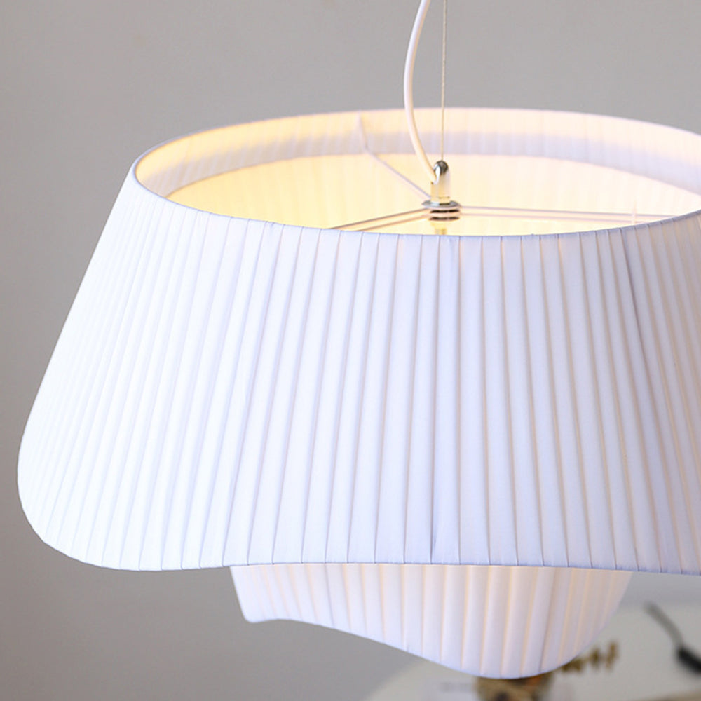 Renée Design Bloem LED Hanglamp Metaal/Stof Wit Slaap/Woon/Eetkamer