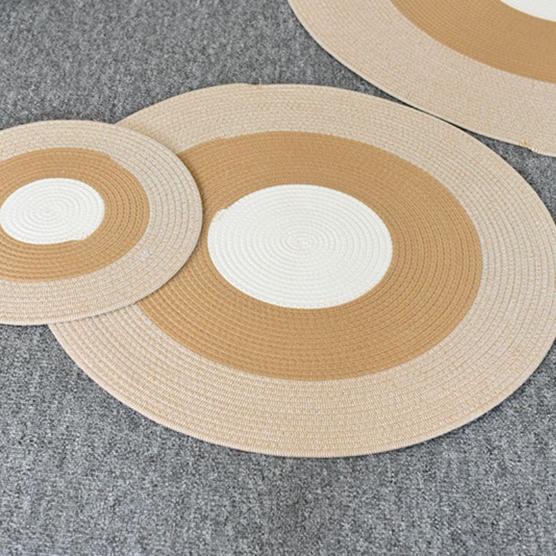Vitality Japanse katoenen touw gevlochten kwastje tapijten, slaapkamer / woonkamer