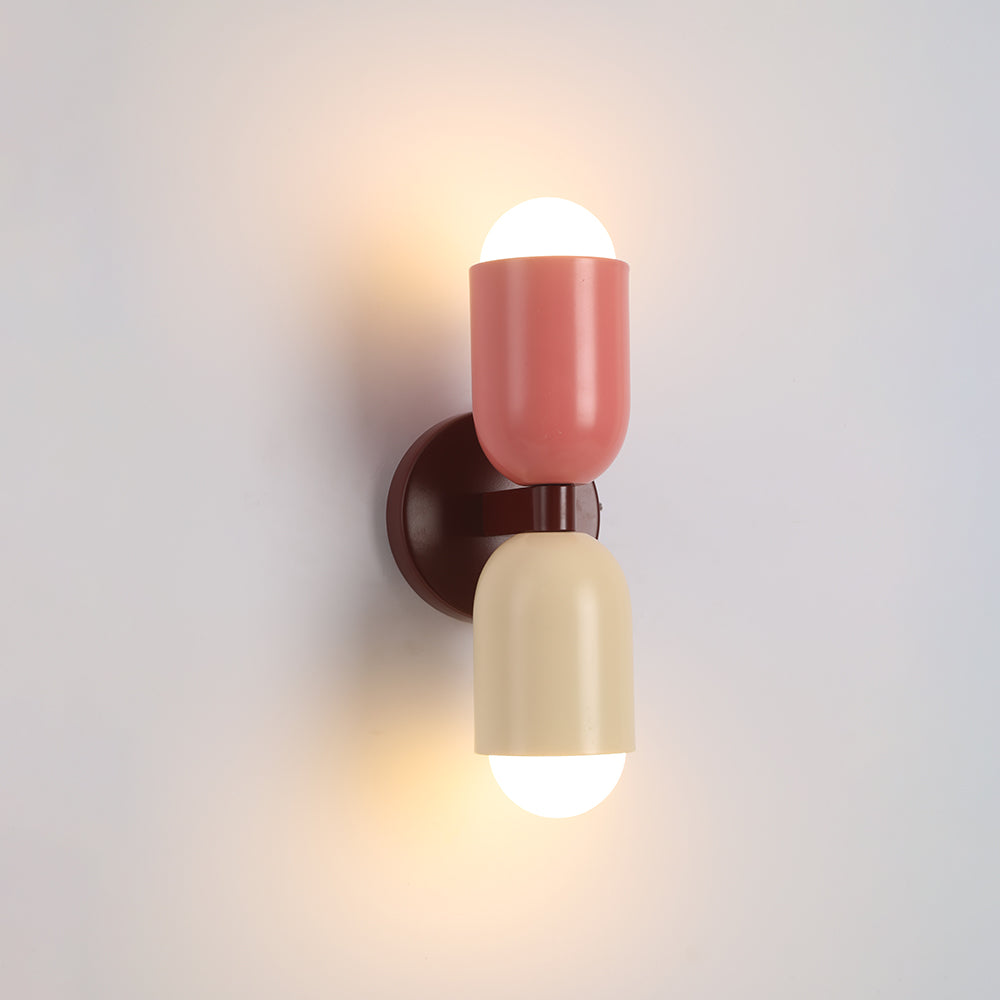 Morandi Design LED Wandlamp Metaal Groen/Roze/Rood Slaap/Eet/Woonkamer