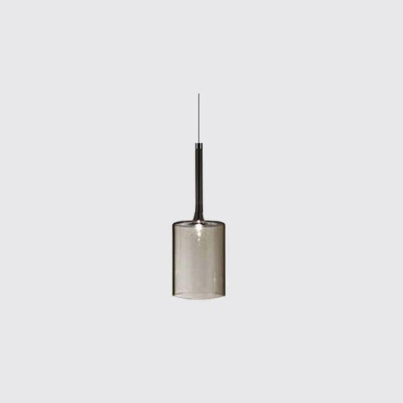 Hailie Moderne Design LED Hanglamp Glas Rood Grijs Woonkamer