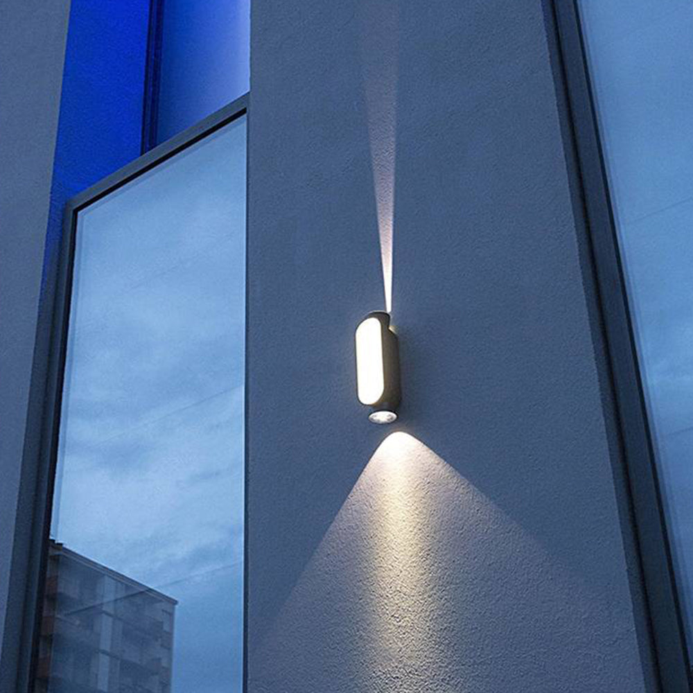 Pena Moderne Design LED Buitenlamp Metaal Acryl Zwart/Wit Buiten