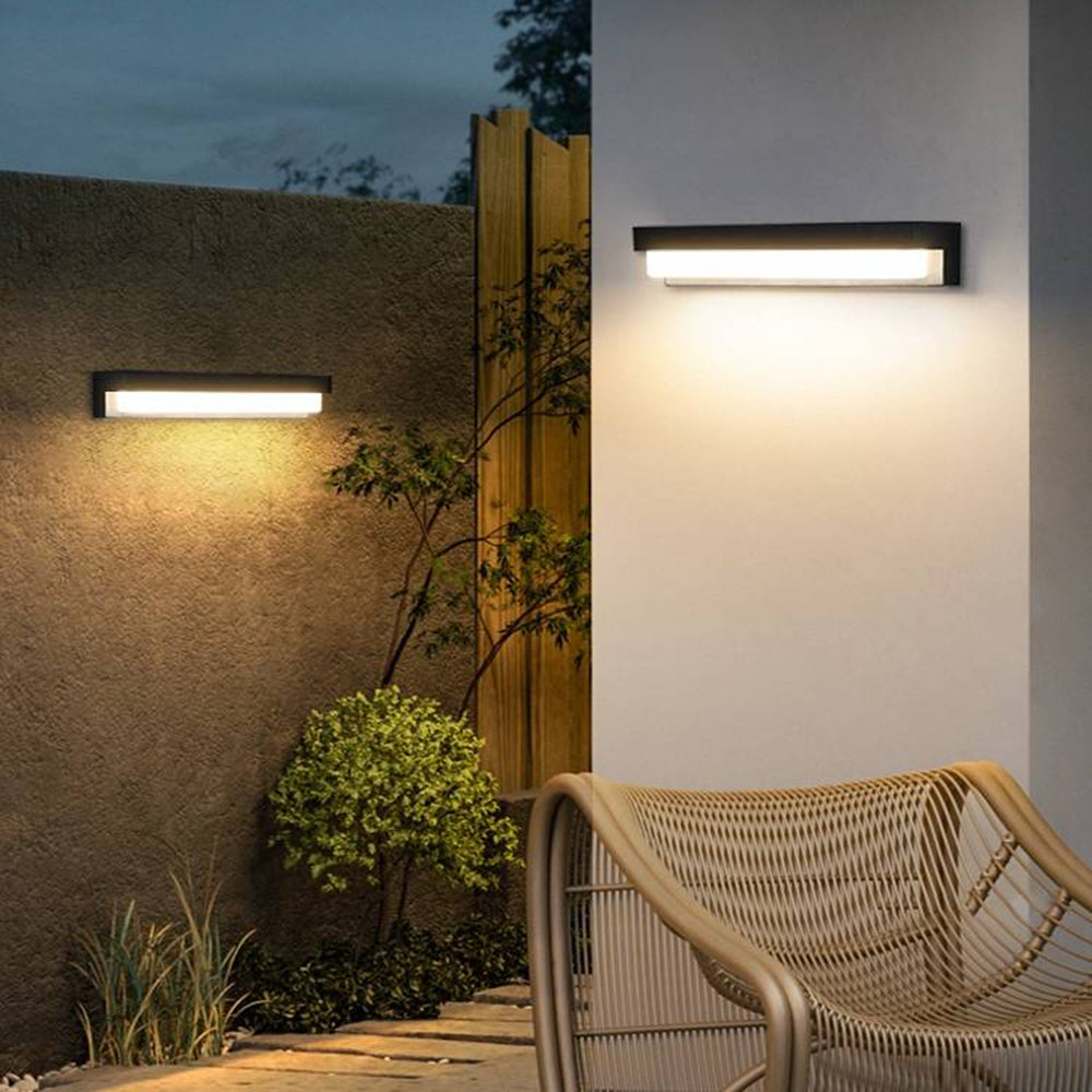 Orr Moderne Design LED Rechthoekig Buitenlamp Acryl Buiten