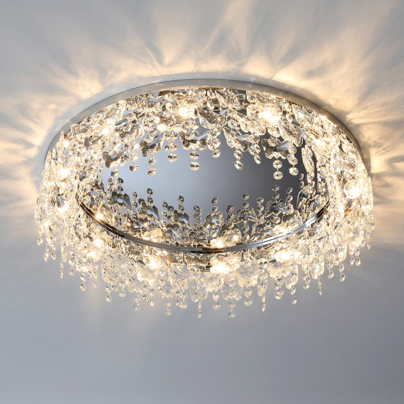 Kristy Moderne Plafondlamp Helder Licht Metaal/Kristal Woonkamer