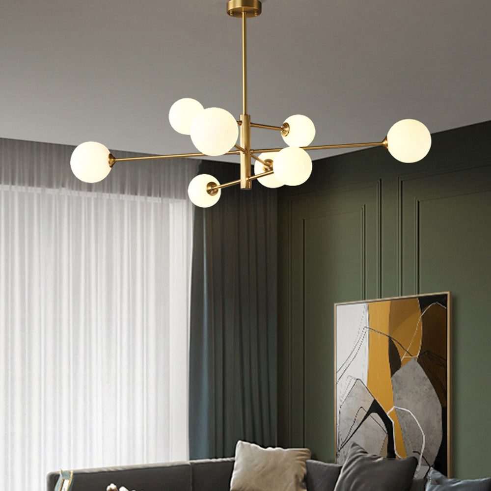 Valentina Moderne LED Hanglamp Metaal/Glas Copper/Black Slaap/Woon/Eetkamer