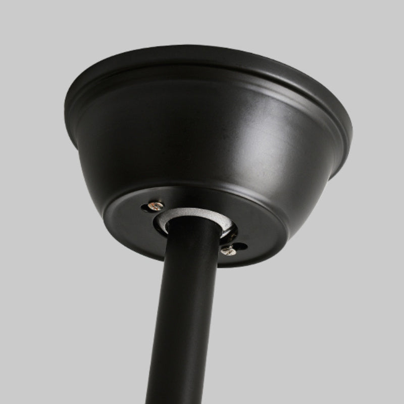 Haydn Moderne Design LED Plafondventilator met Lamp Metaal/Hout Zwart Woonkamer/Eetkamer