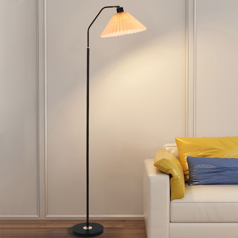 Ozawa Moderne Geplooide Vloerlamp Metalen Wit/Rood/Beige/Groen Eetkamer/Woonkamer