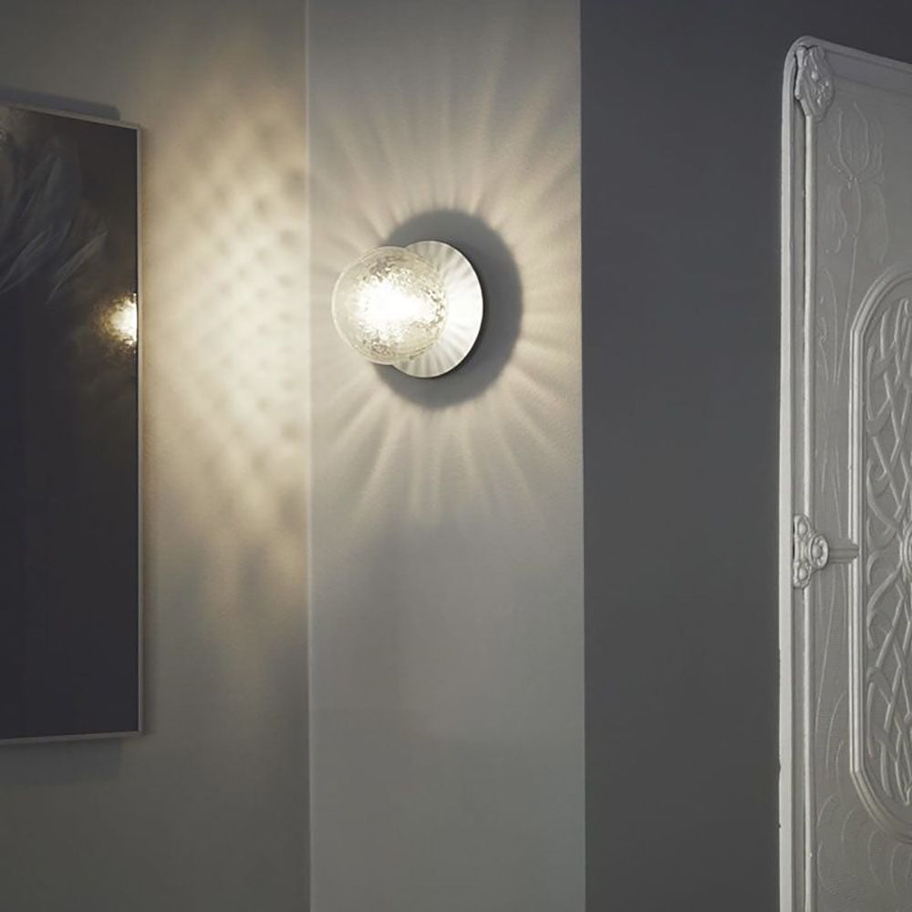 Valentina Moderne Design LED Wandlamp Metaal/Glas Zwart/Goud/Zilver Eet/Woon/Hal/Badkamer