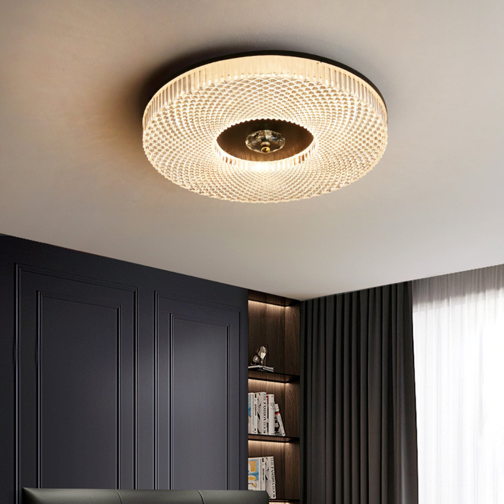 Marliyn Moderne Ronde LED Plafondlamp Wit/Goud/Zwart Slaapkamer