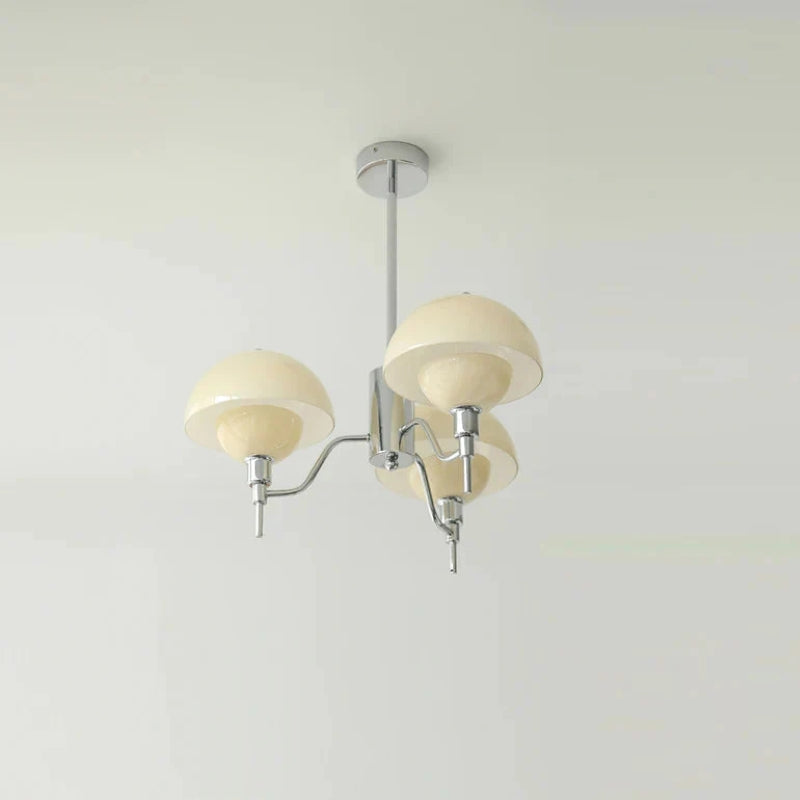 Hailie Moderne Glas/Metaal Hanglampen Beige/Wit Slaapkamer/Studie