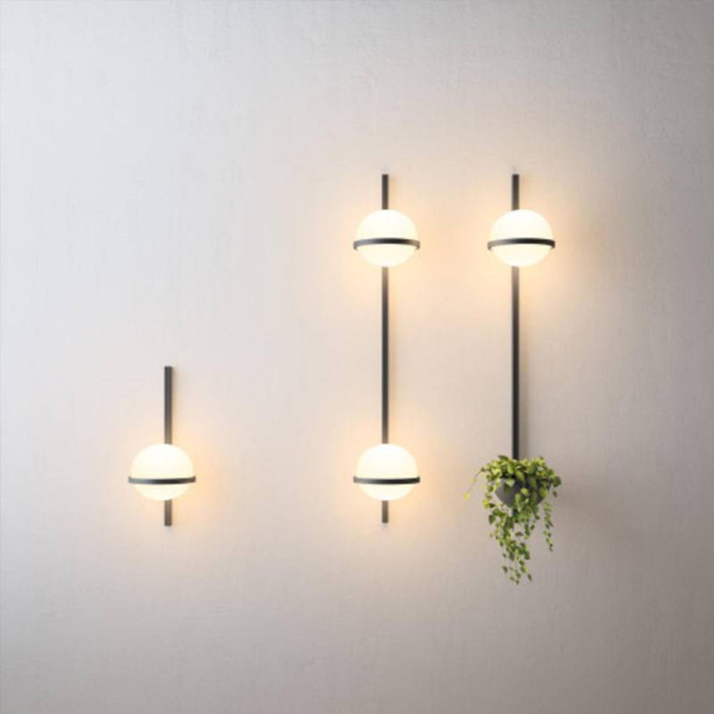 Valentina Moderne Design LED Buitenlamp Metaal Acryl Zwart/Wit Buiten