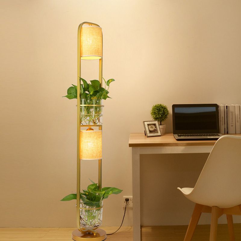 Eryn Design Eenvoudige Cilinder Heads Vloerlamp Planters Zwart/Wit/Goud Slaapkamer/Woonkamer