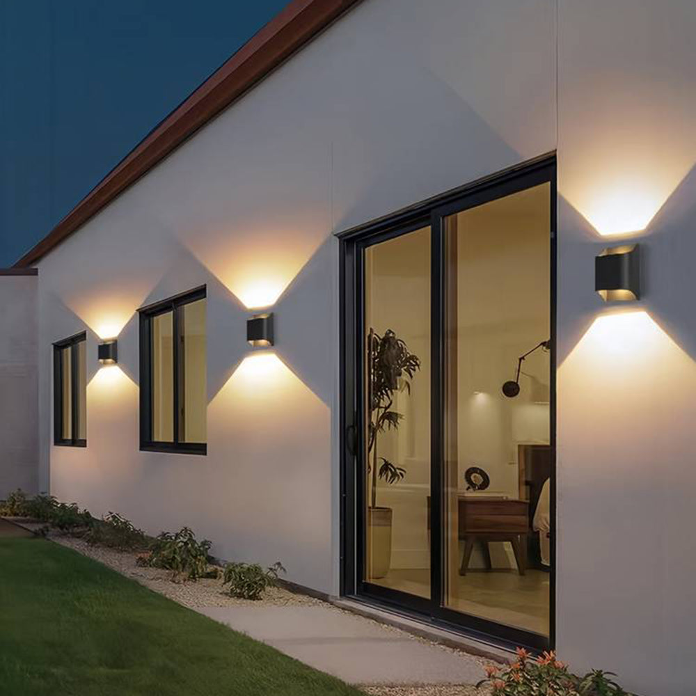 Orr Moderne Design LED Buitenlamp Wandlamp Metaal Zwart Buiten