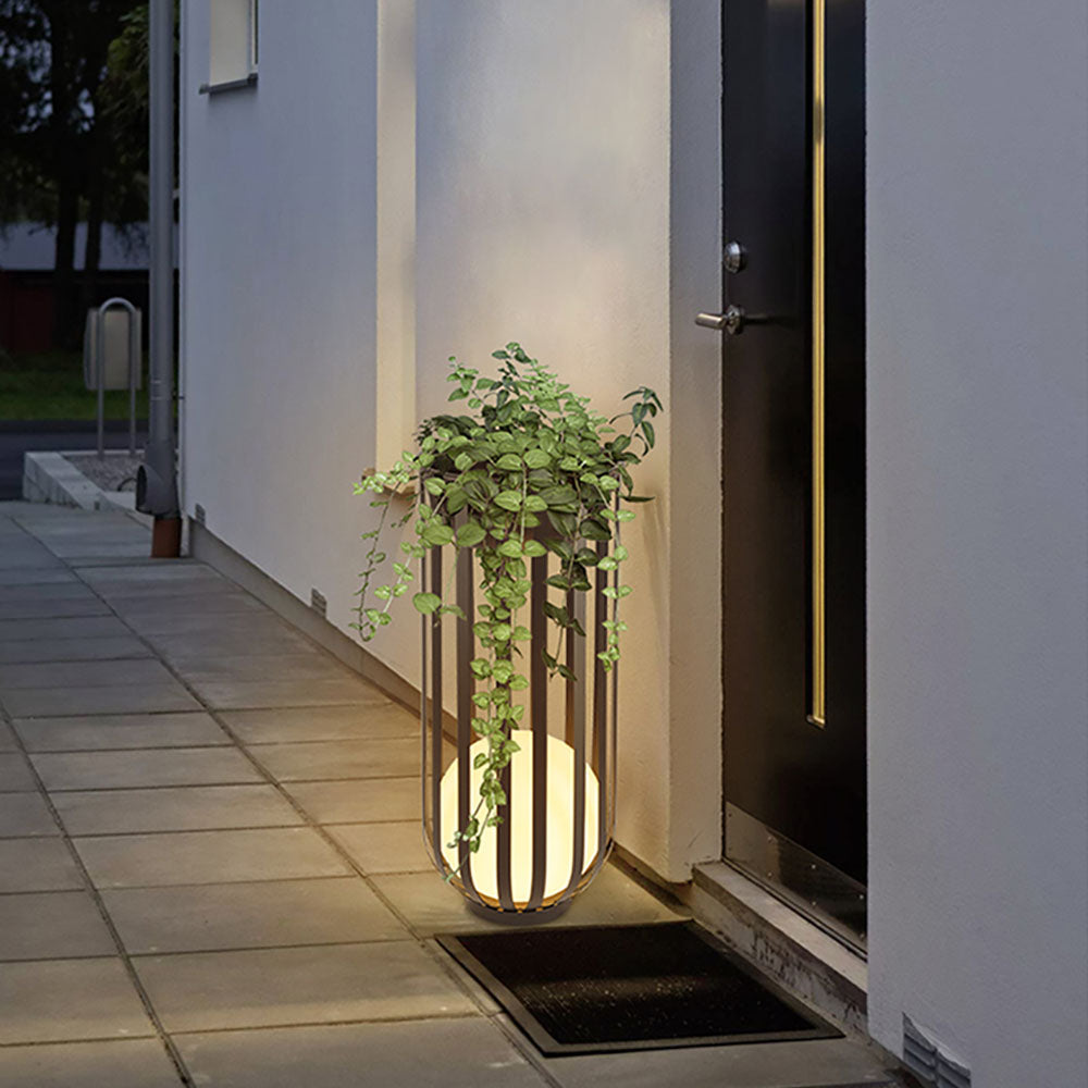 Orr Moderne LED Design Buitenlamp Metaal Zwart Tuin/Stoeprand/Balkon