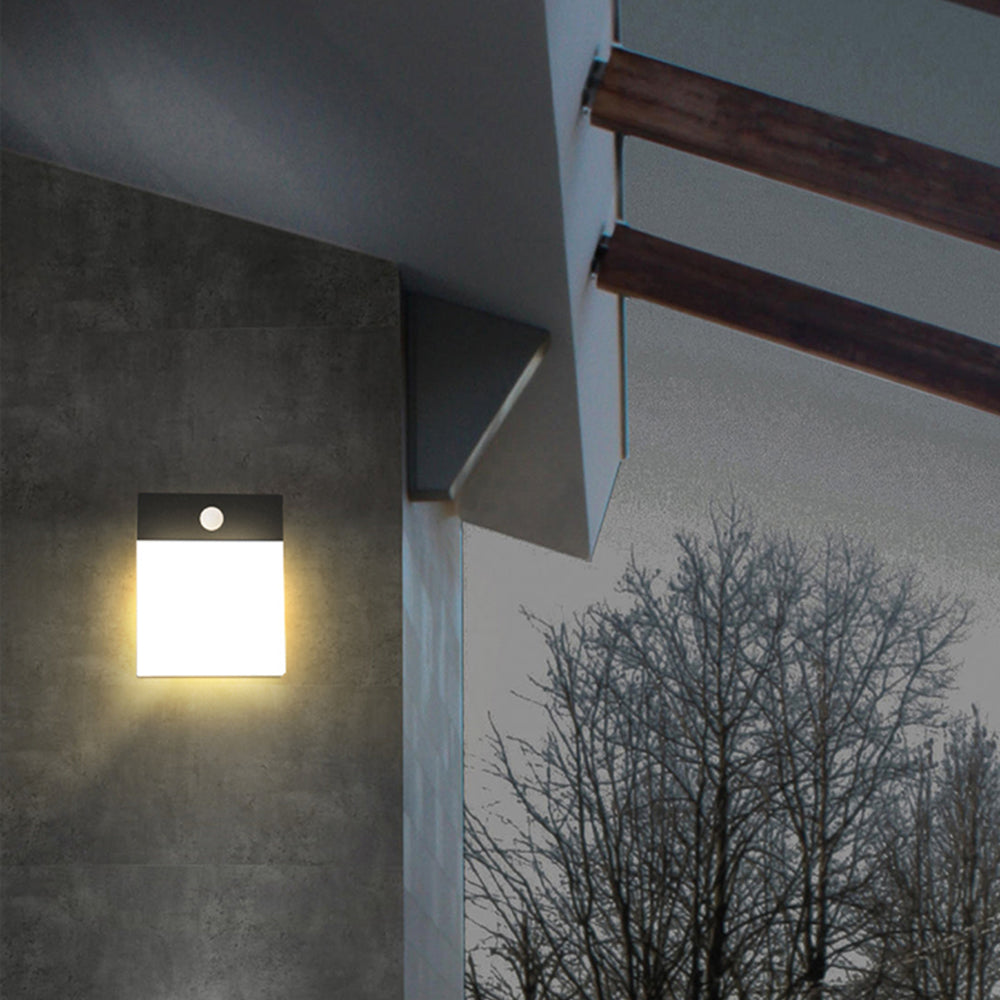 Orr Moderne Design LED Wandlamp Zwart Wit Metaal Acryl Buiten