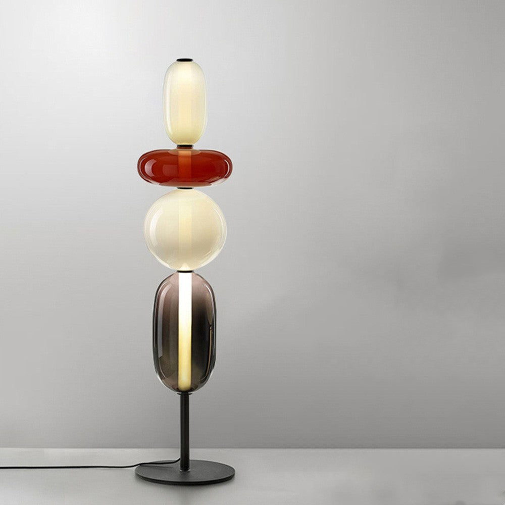 Morandi Vloerlamp, Metaal & Glas