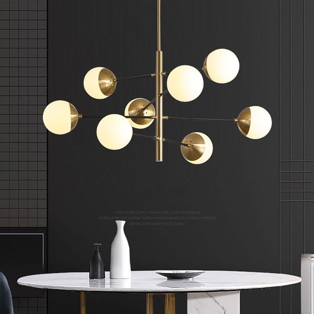 Valentina Moderne Design LED Nordic Hanglamp Multi Globe Metaal/Glas Goud Woon/Slaapkamer