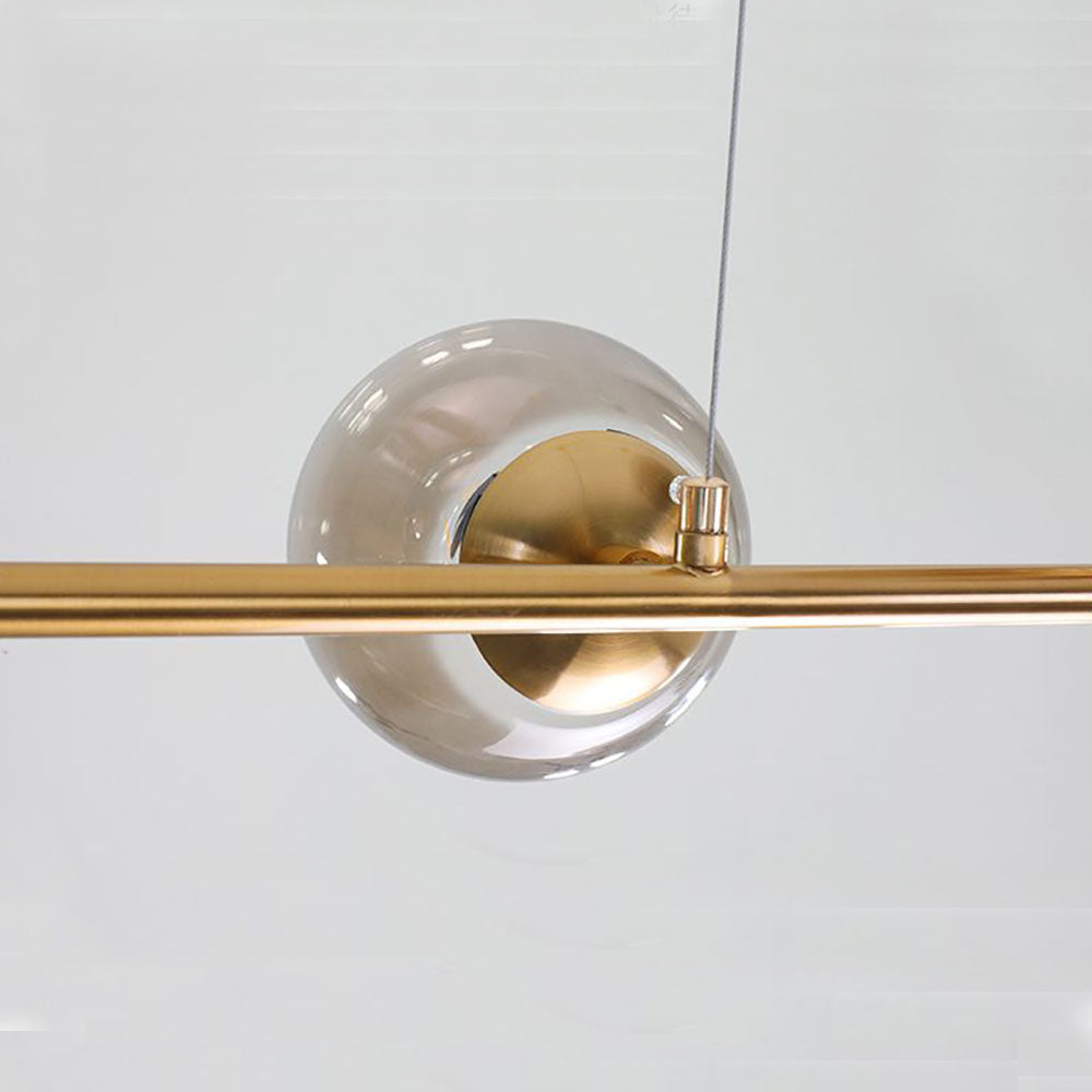 Valentina Moderne Bubbel Hanglamp Metaal/Glas Goud Woonkamer/Slaapkamer