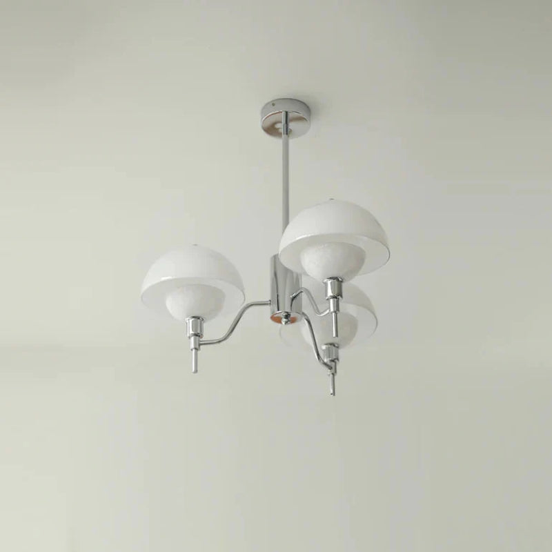 Hailie Moderne Glas/Metaal Hanglampen Beige/Wit Slaapkamer/Studie