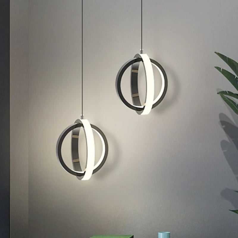 Lynch Moderne Design LED Hanglamp Bolvormig Metaal Zwart/Goud Keuken/Slaapkamer/Eetkamer/Woonkamer