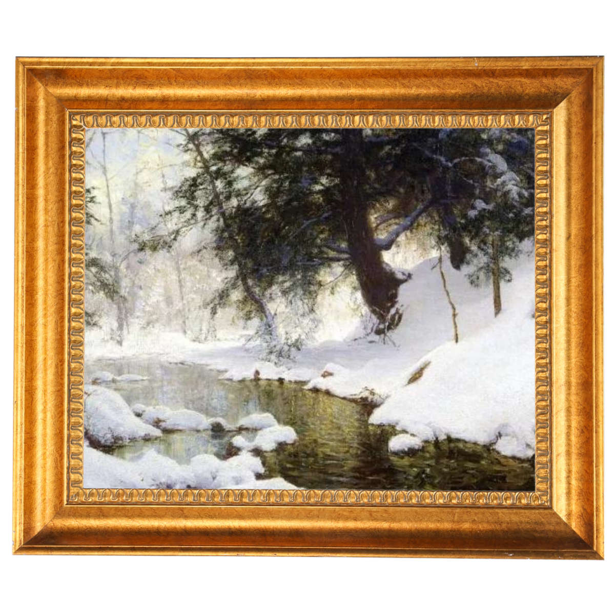 NOVEMBRE SNOW - Vintage Winter Wandkunstafdrukken Decoratie voor de Woonkamer