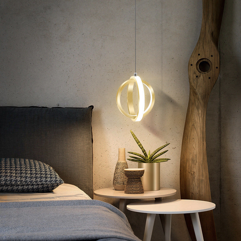 Lynch Moderne Design LED Hanglamp Bolvormig Metaal Zwart/Goud Keuken/Slaapkamer/Eetkamer/Woonkamer