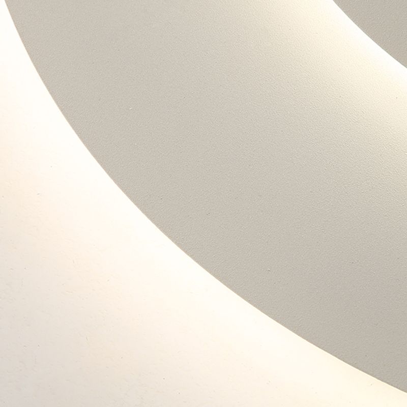 Quinn Moderne Design LED Plafondlamp Wit Metaal Acryl Woonkamer Keuken