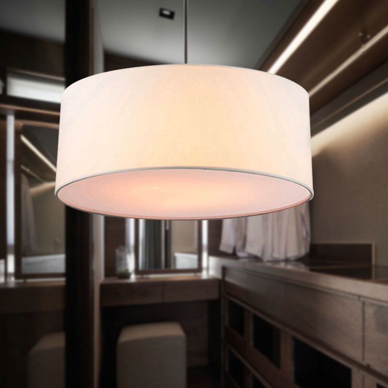 Renée Moderne Design LED Hanglamp Stof Zwart Woonkamer Slaapkamer