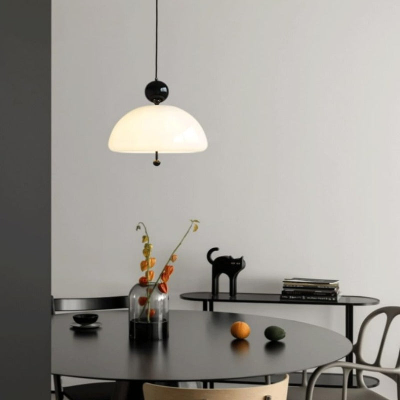 Morandi Modern Hanglampen Wit Metaal Glas Slaapkamer Woonkamer Hal