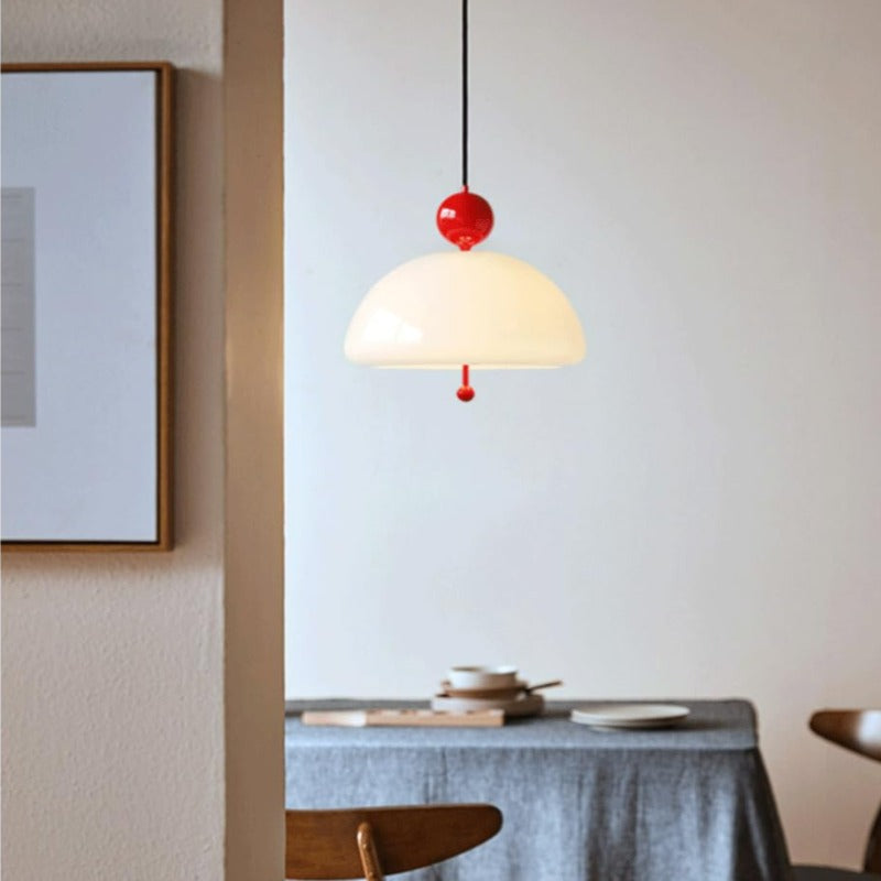 Morandi Modern Hanglampen Wit Metaal Glas Slaapkamer Woonkamer Hal