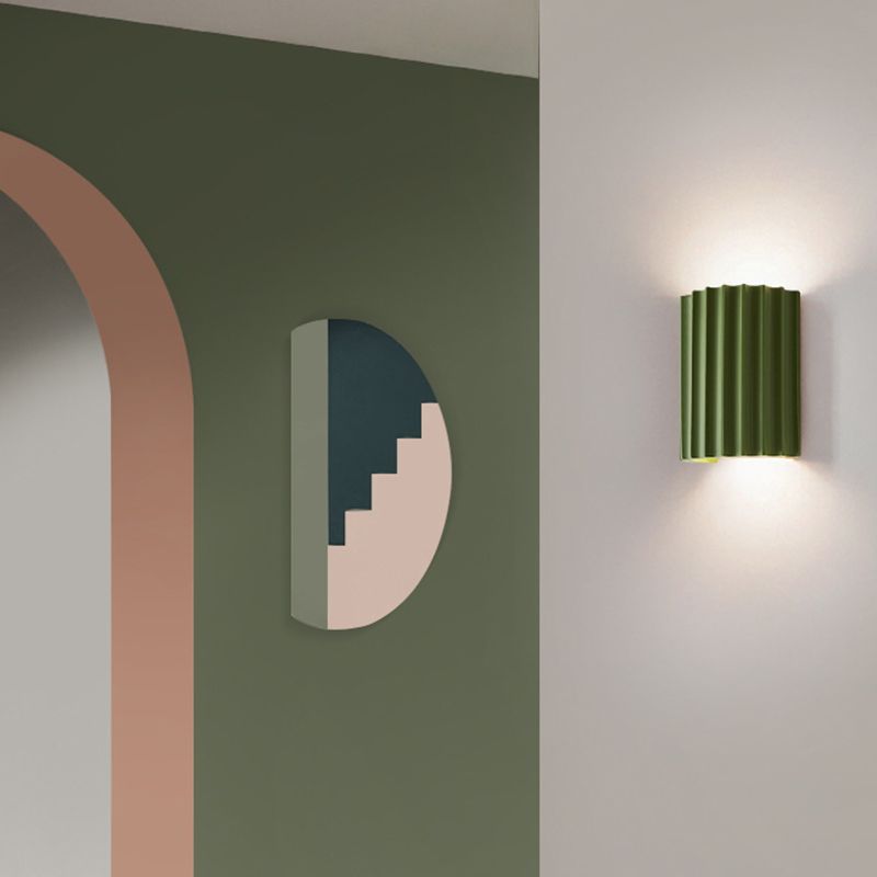 Orr Moderne Design LED Wandlamp Oranje Hars Woonkamer Keuken