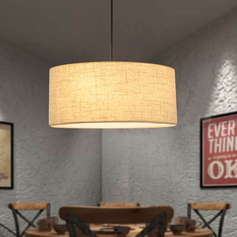 Renée Moderne Design LED Hanglamp Stof Zwart Woonkamer Slaapkamer