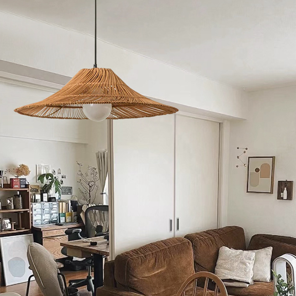 Muto Vintage Hanglampen Rotan Slaapkamer Eetkamer Woonkamer