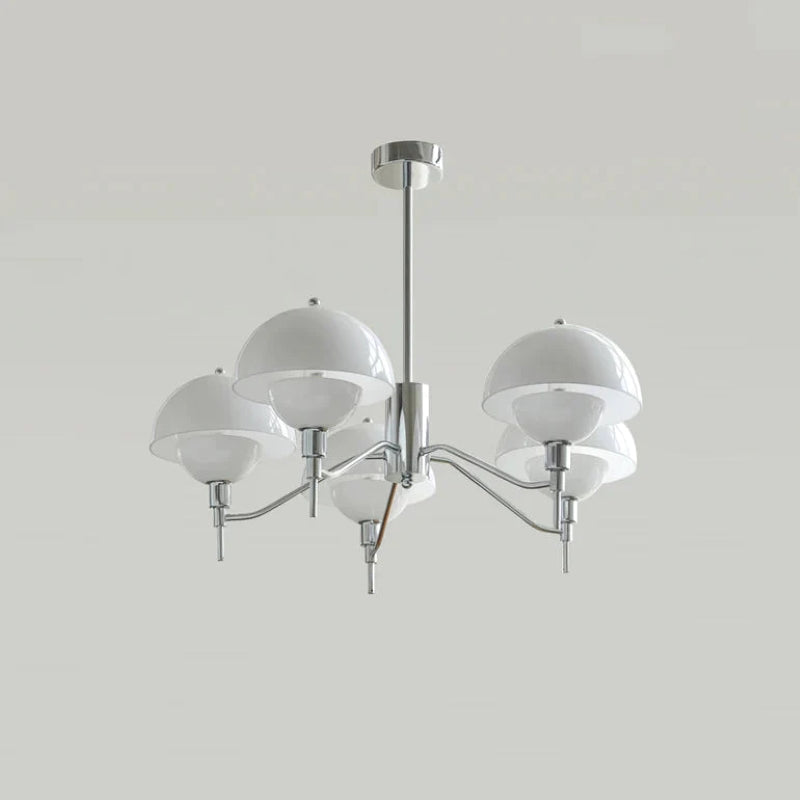 Hailie Moderne Glas/Metaal Hanglampen Beige/Wit Slaapkamer/Studie