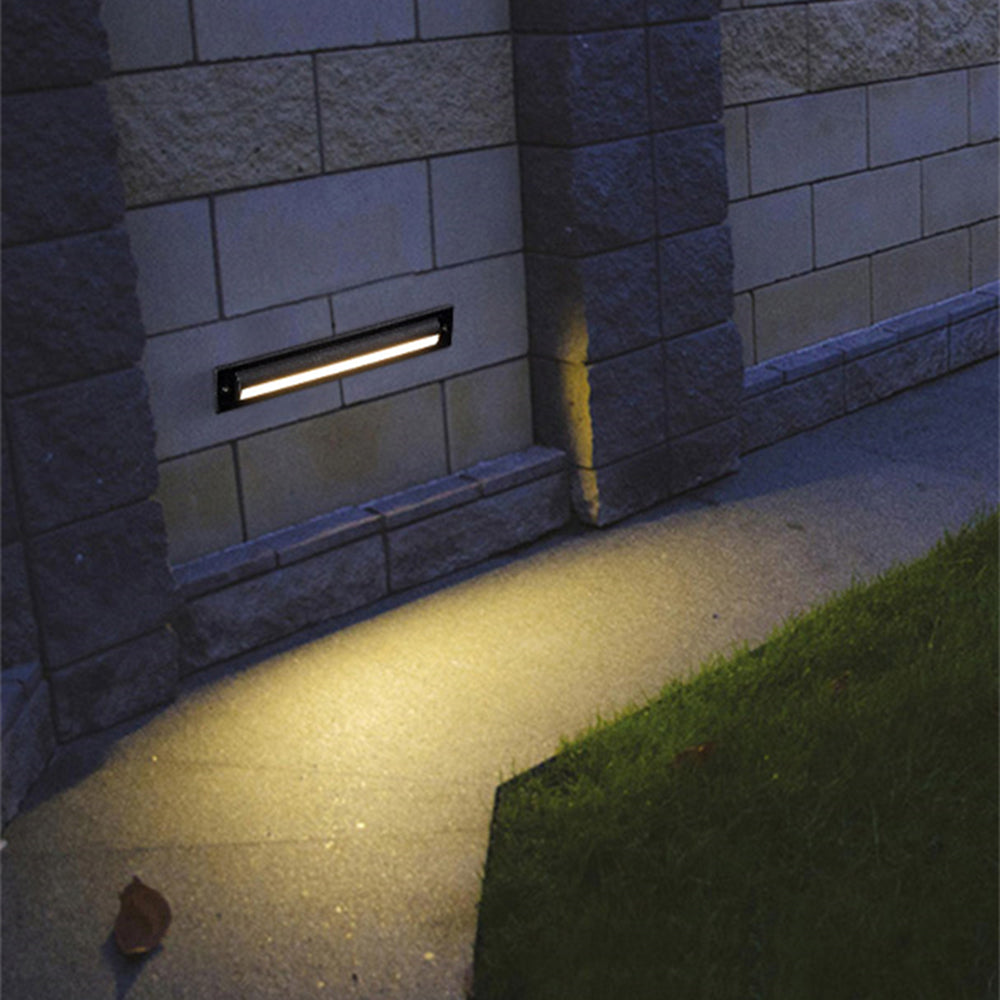 Orr Moderne LED Wandlamp Zwart Metaal/Acryl Buiten Trappenhuis