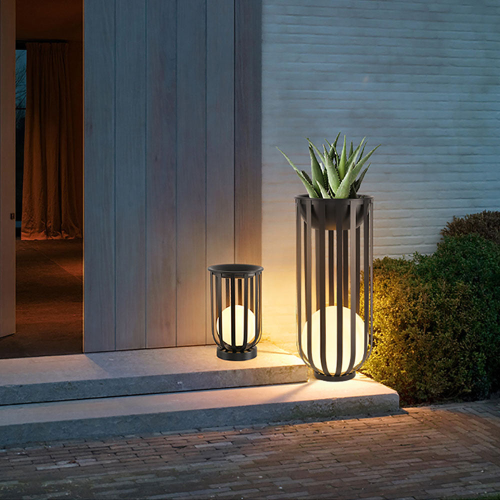 Orr Moderne LED Design Buitenlamp Metaal Zwart Tuin/Stoeprand/Balkon