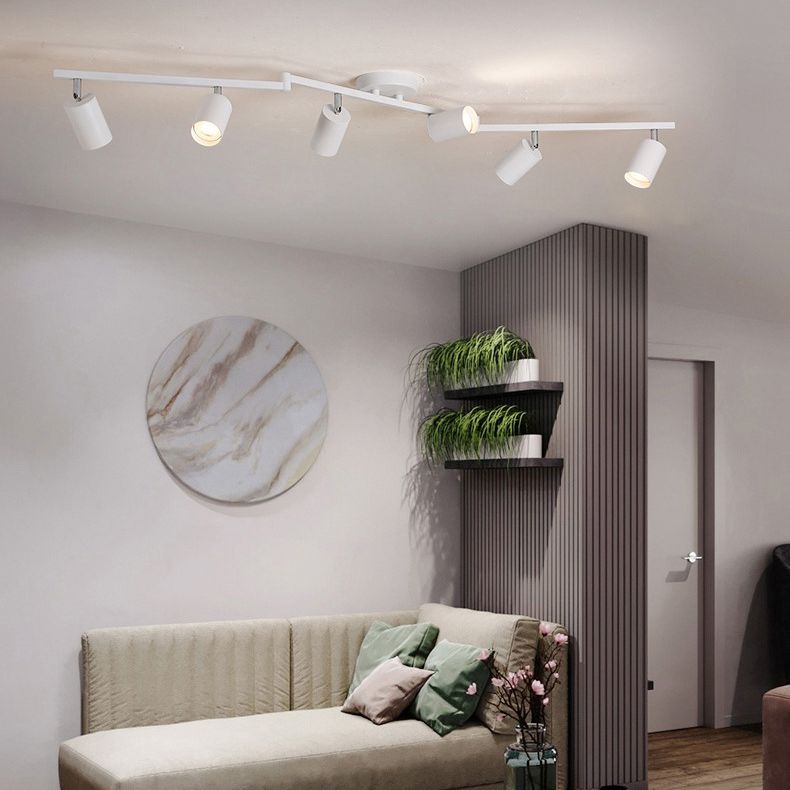 Freja Modern Design LED Spotlight Zwart/Wit Metaal Woonkamer