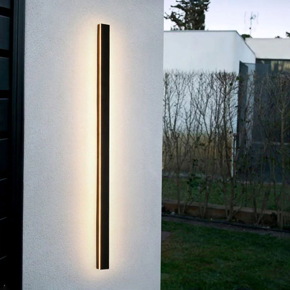 Edge Moderne Design LED Wandlampen Zwart Metaal Tuin Hal