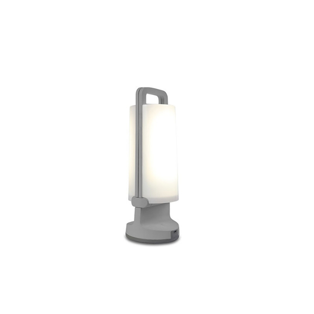 Orr Moderne Cilinder LED Buitenlamp Acryl Grijs/Wit/Groen/Oranji Tuin/Stoeprand/Balkon