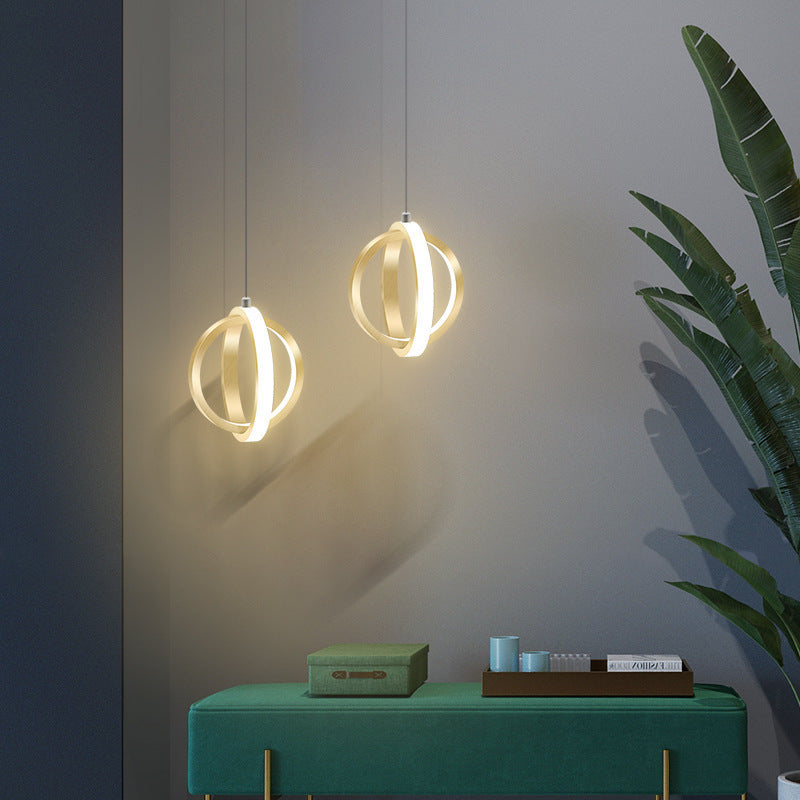 Lynch Moderne Design LED Hanglamp Bolvormig Metaal Zwart/Goud Keuken/Slaapkamer/Eetkamer/Woonkamer