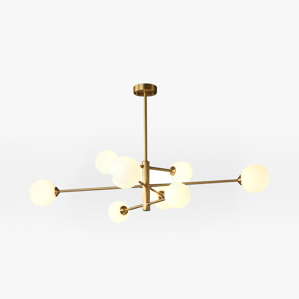 Valentina Moderne LED Hanglamp Metaal/Glas Copper/Black Slaap/Woon/Eetkamer